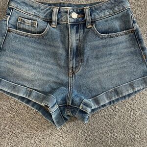 PacSun Blue Denim Women Shorts
